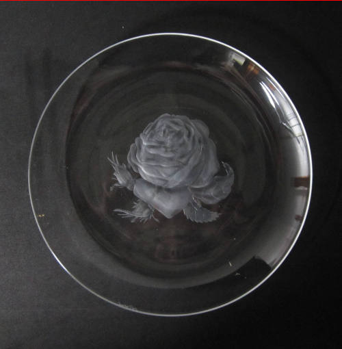 Plate with Rose