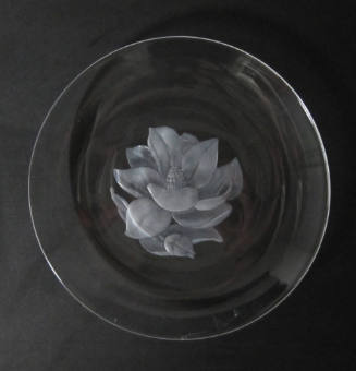 Plate with Magnolia