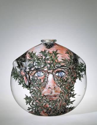 Self-Portrait with Foliage