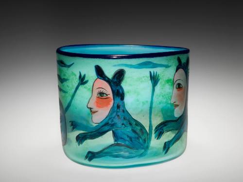 Blue Animal Bowl