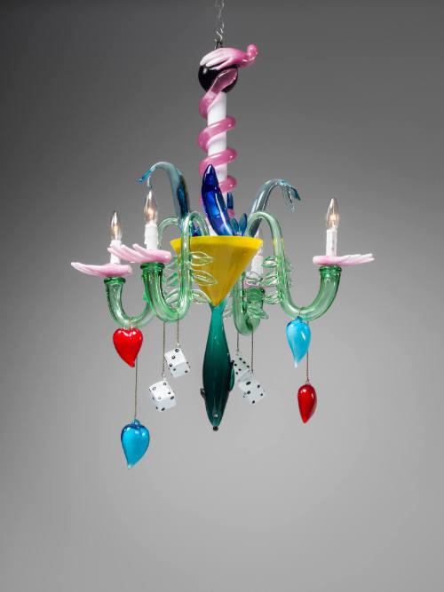 "Fishbath and Romance" Chandelier