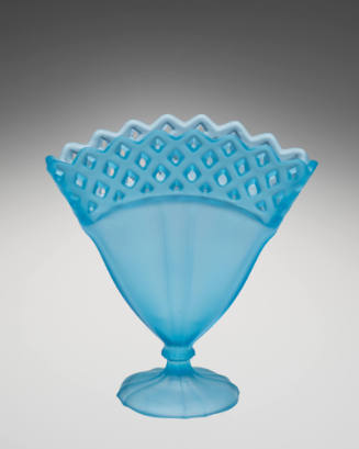 Open Work Fan Vase (Design No. 310)